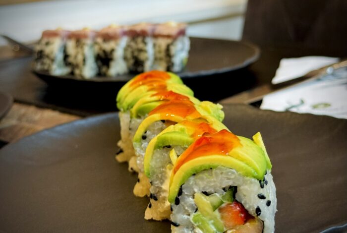 greek fusion sushi @ late valentine